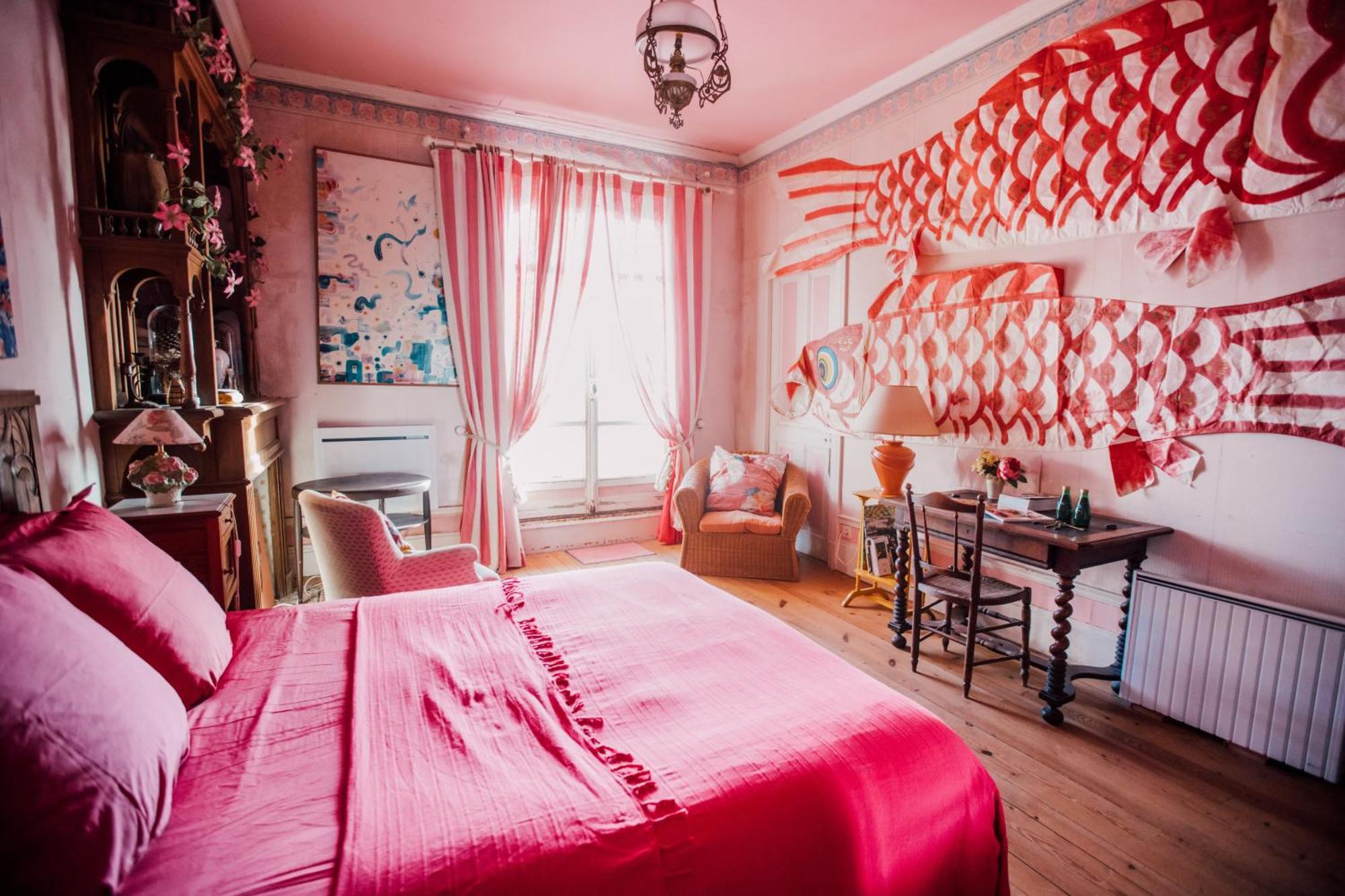 La Villa Louis, La Chambre Rose, Maison D'Hotes Vue Mer, Lion-sur-Mer Εξωτερικό φωτογραφία