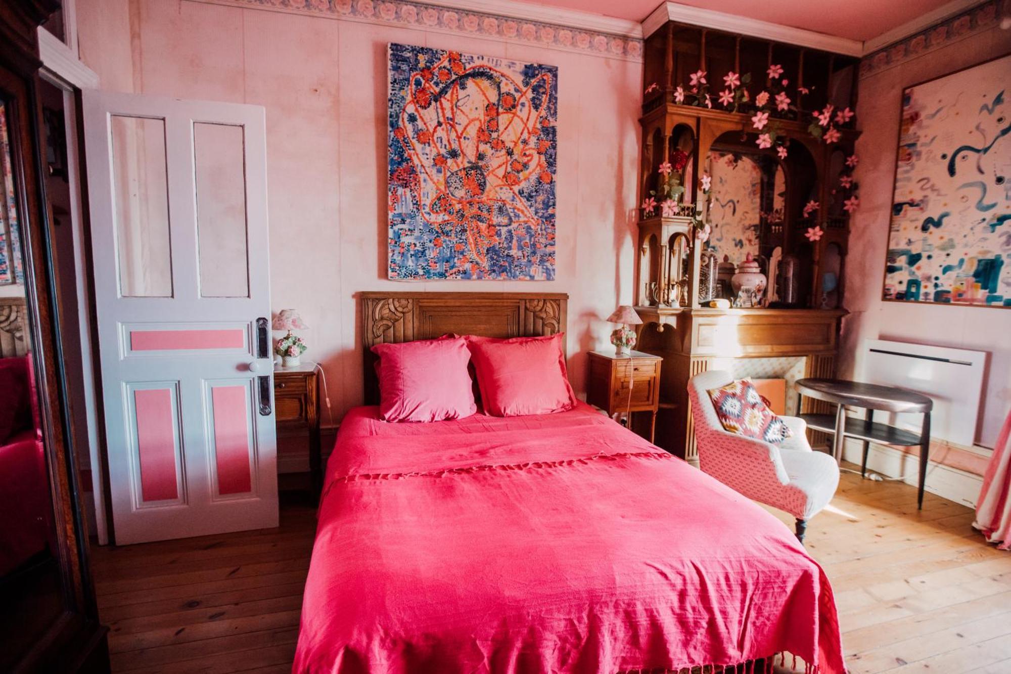 La Villa Louis, La Chambre Rose, Maison D'Hotes Vue Mer, Lion-sur-Mer Εξωτερικό φωτογραφία