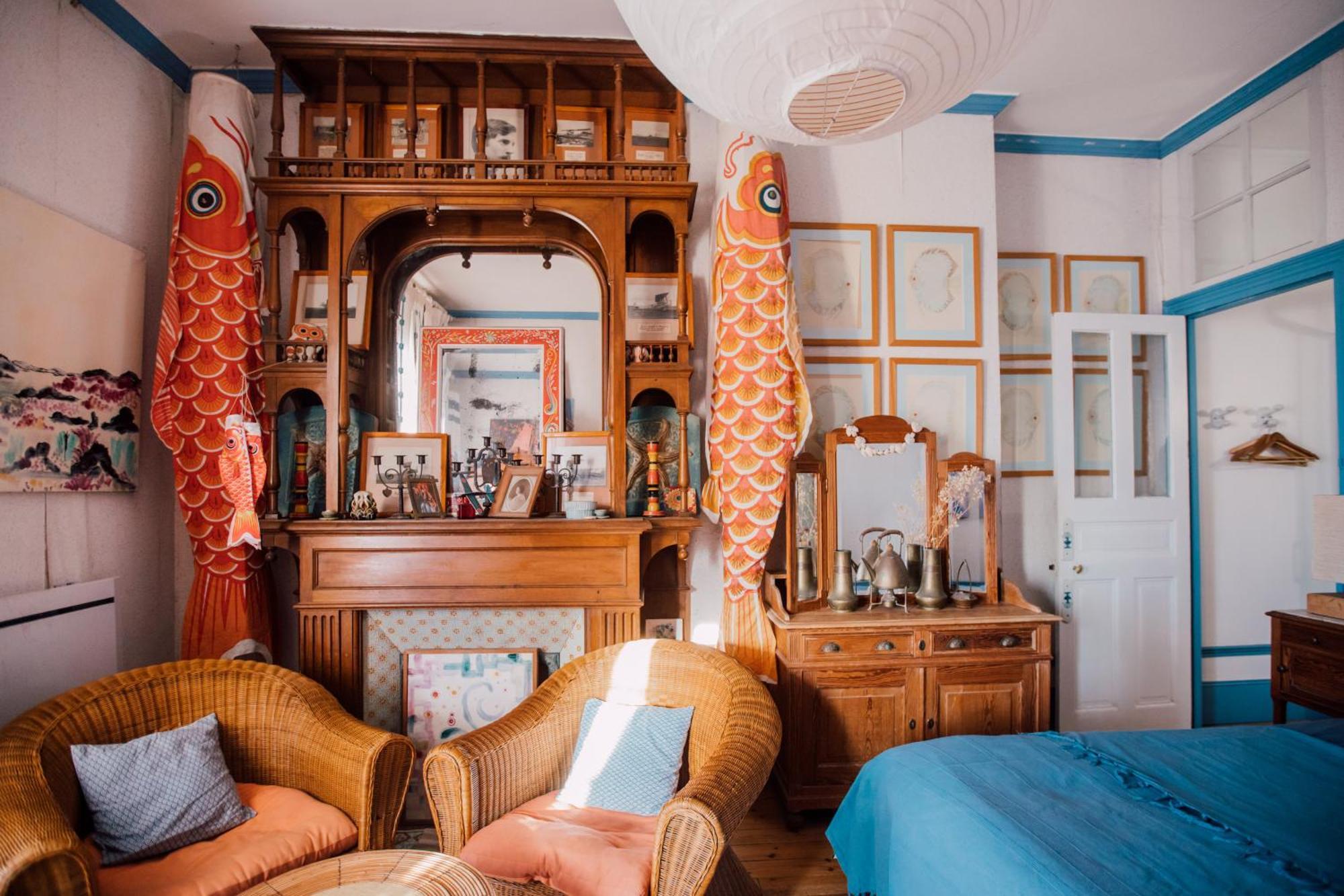 La Villa Louis, La Chambre Rose, Maison D'Hotes Vue Mer, Lion-sur-Mer Εξωτερικό φωτογραφία